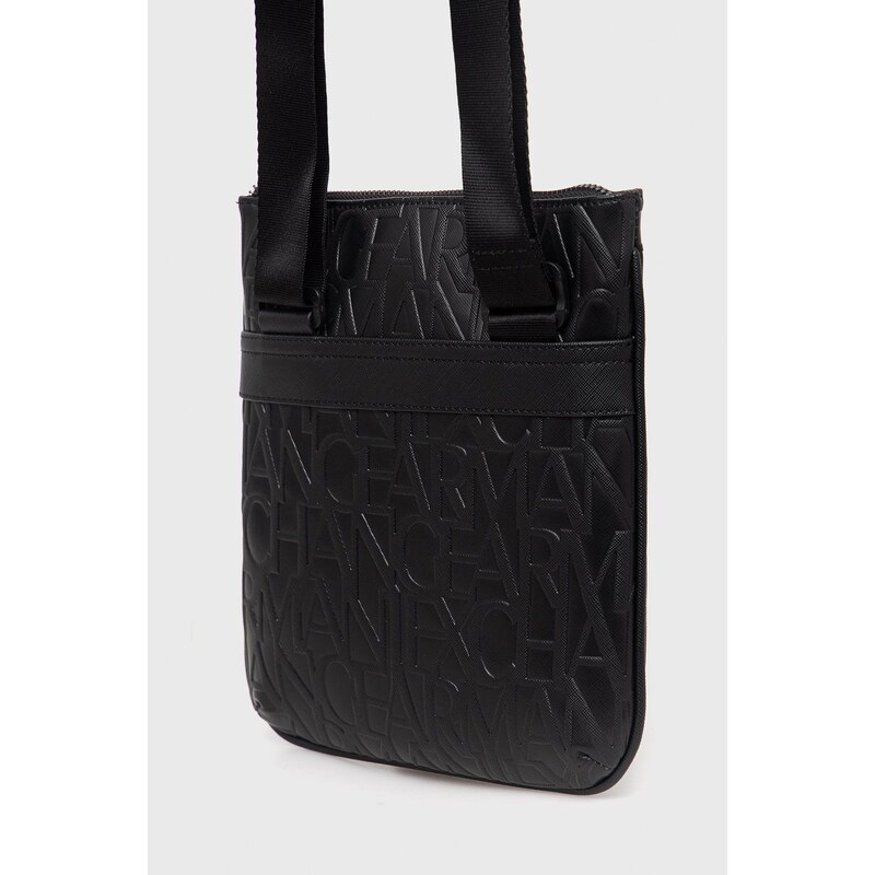 Malá taška Armani Exchange čierna farba, 952526 CC838