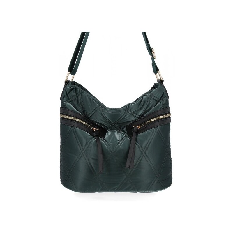 Dámská kabelka listonoška Herisson fľašková zelená 1252L80141 37177794