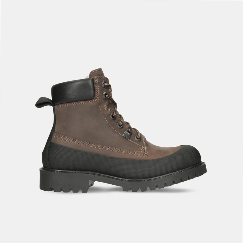 WEINBRENNER Dámske zimné kožené členkové farmárky s