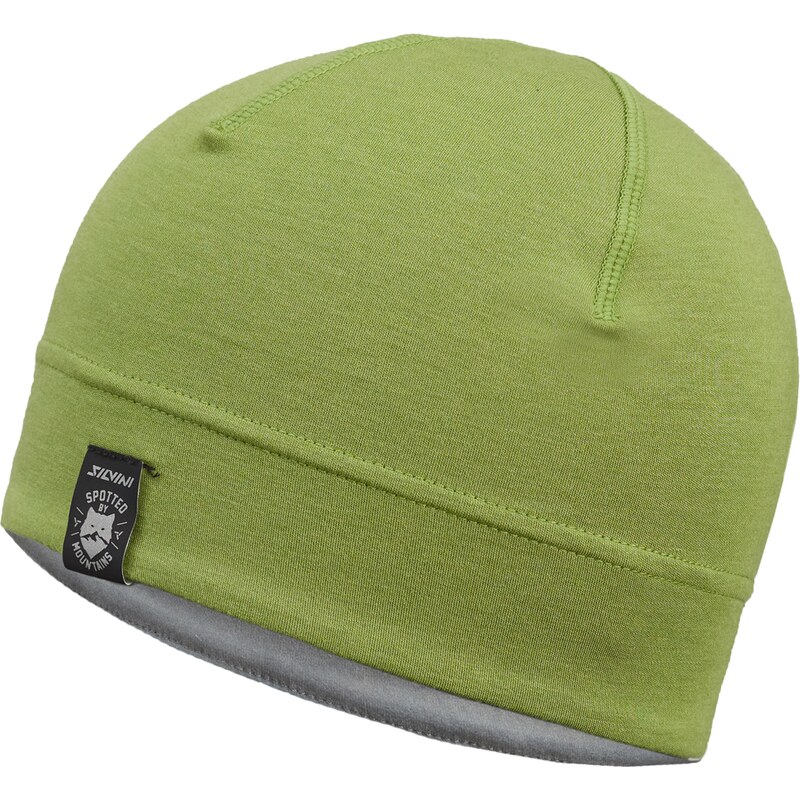 Unisex čiapka Silvini Casone limetková/sivá 45915311