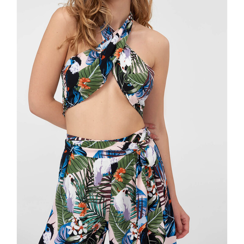 Dámsky viacfarebný crop top Trendyol 50620402