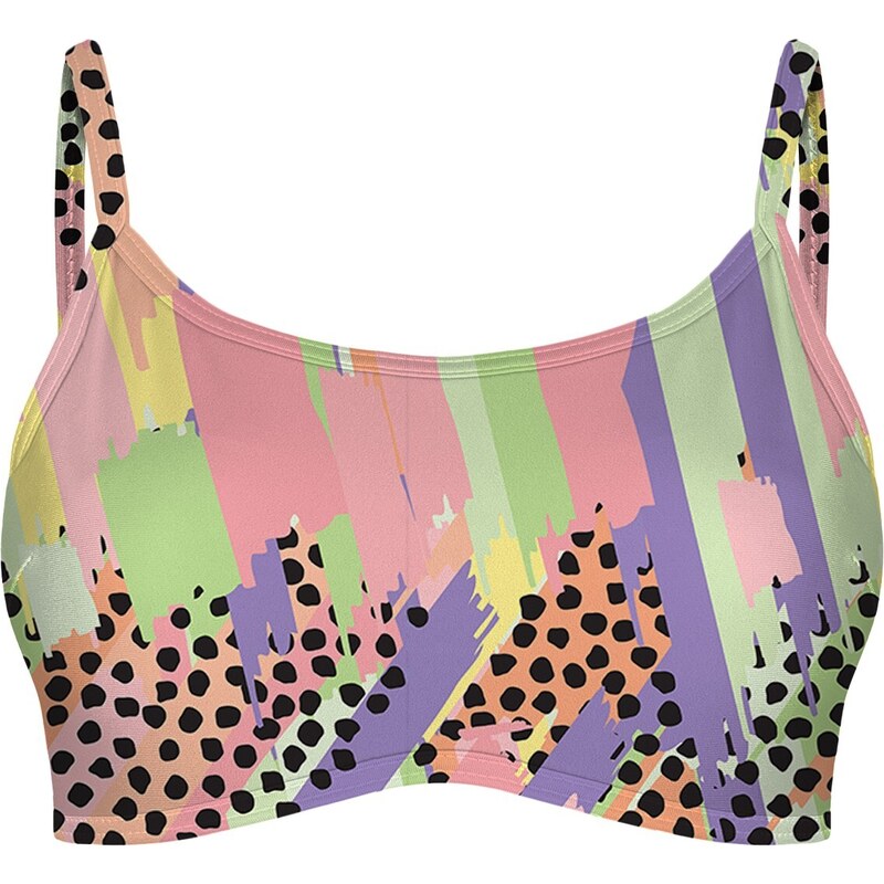 Dámske plavky vrchný diel Mr. GUGU & Miss GO PASTEL DOTS CROP 50619341