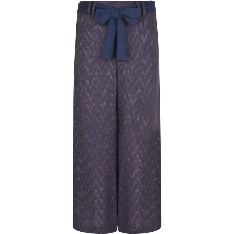 PATRIZIA PEPE Loose Fit nohavice s vysokým pásom s potlačou 50620533