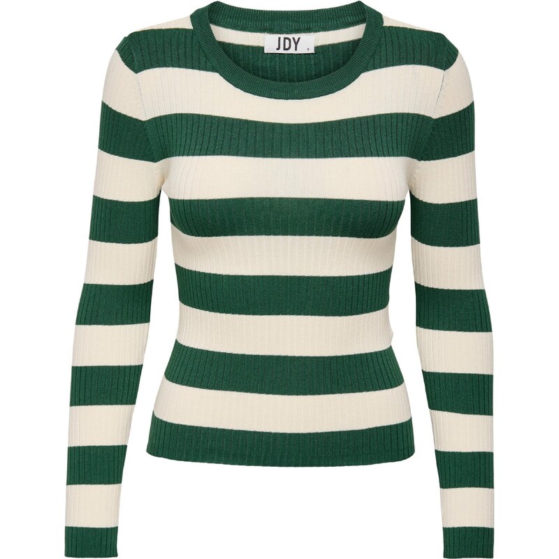 JDY Sveter JDYPlum krémová / zelená 56312736