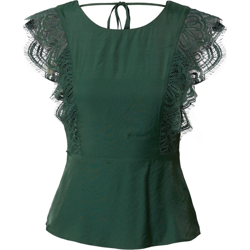 ABOUT YOU Tričko Pearl tmavozelená 54241512