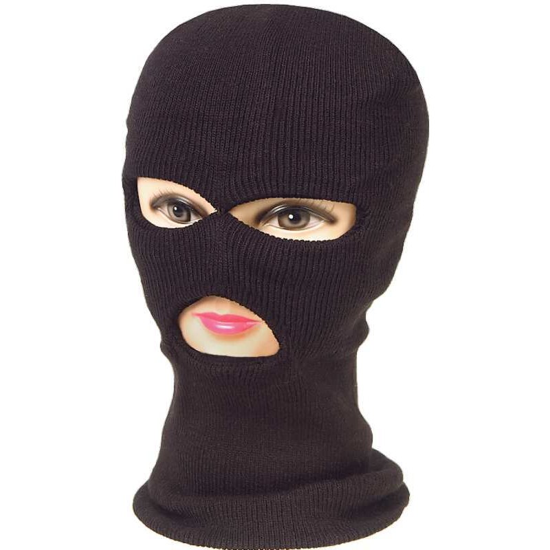 Čierna pletená kukla 16956764