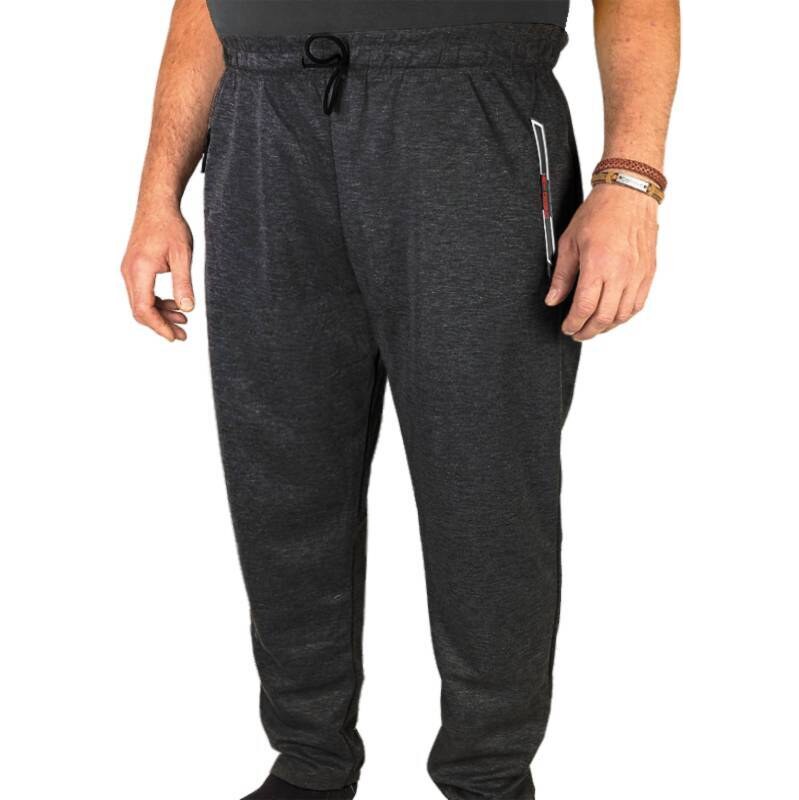 Tepláky nadmerné veľkosti čierne MUST zateplené 37216111