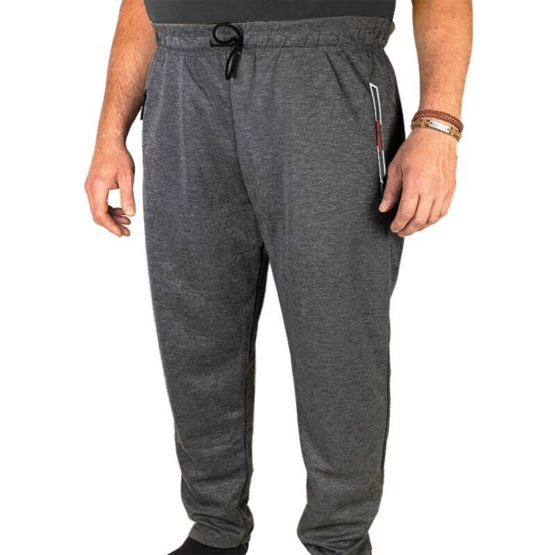 Tepláky nadmerné veľkosti tmavosivé MUST zateplené 25151054