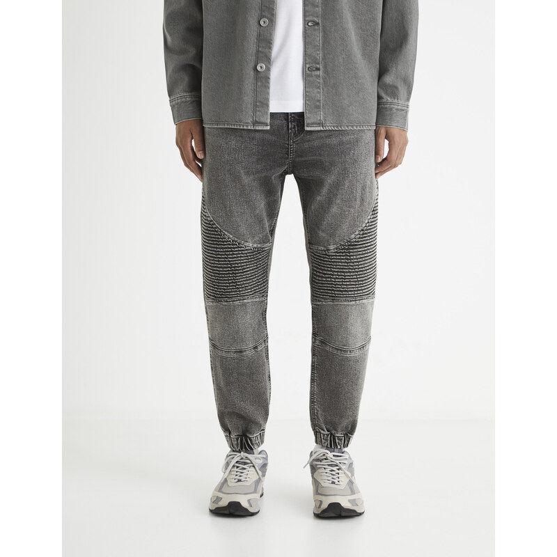 Šedé pánske rifľové nohavice Celio 56854254