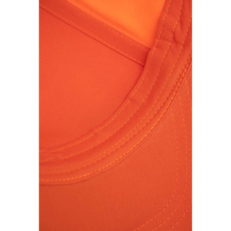 Šiltovka Karl Lagerfeld oranžová farba, s potlačou