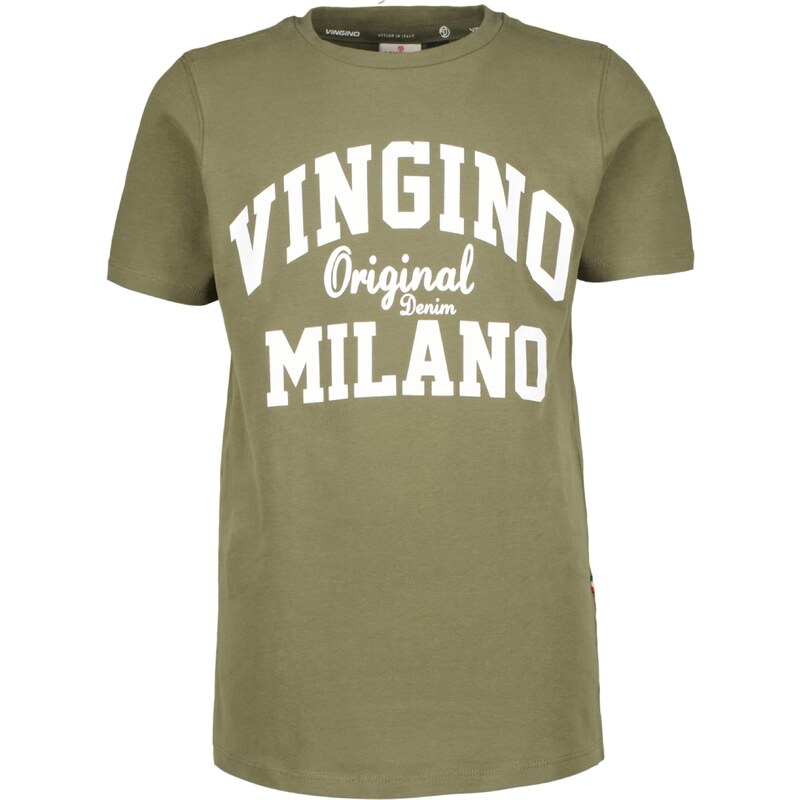 VINGINO Tričko olivová / biela 42964667