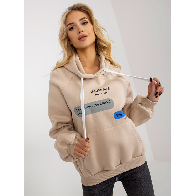 ex moda Sweatshirt-EM-BL-718.39P-beige 64685392