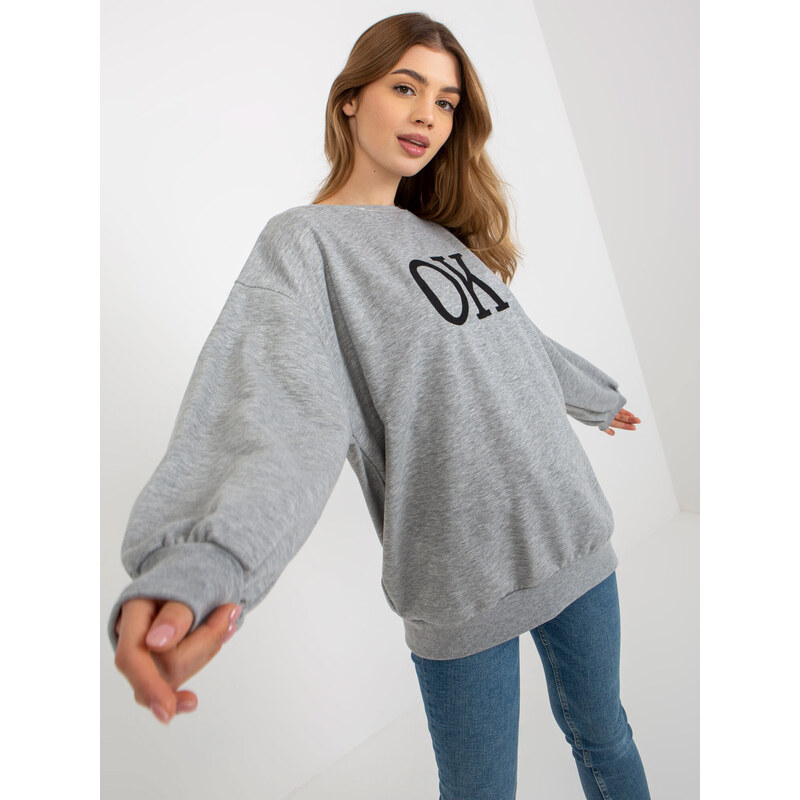 ex moda Sweatshirt-EM-BL-ES-21-536.94-grey 64787766