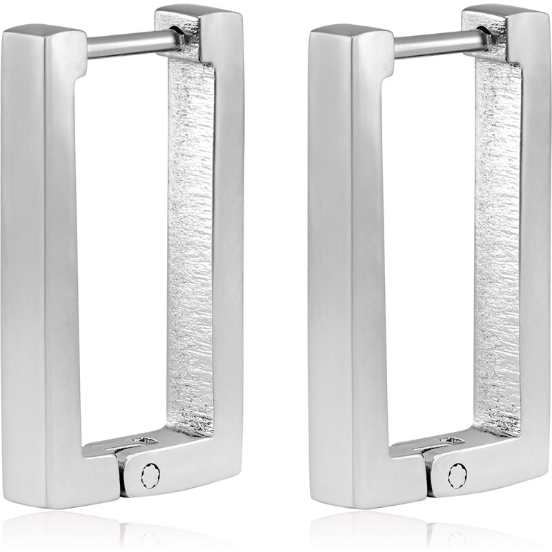 Troli Moderné obdĺžnikové náušnice z ocele VGE633S 66588593