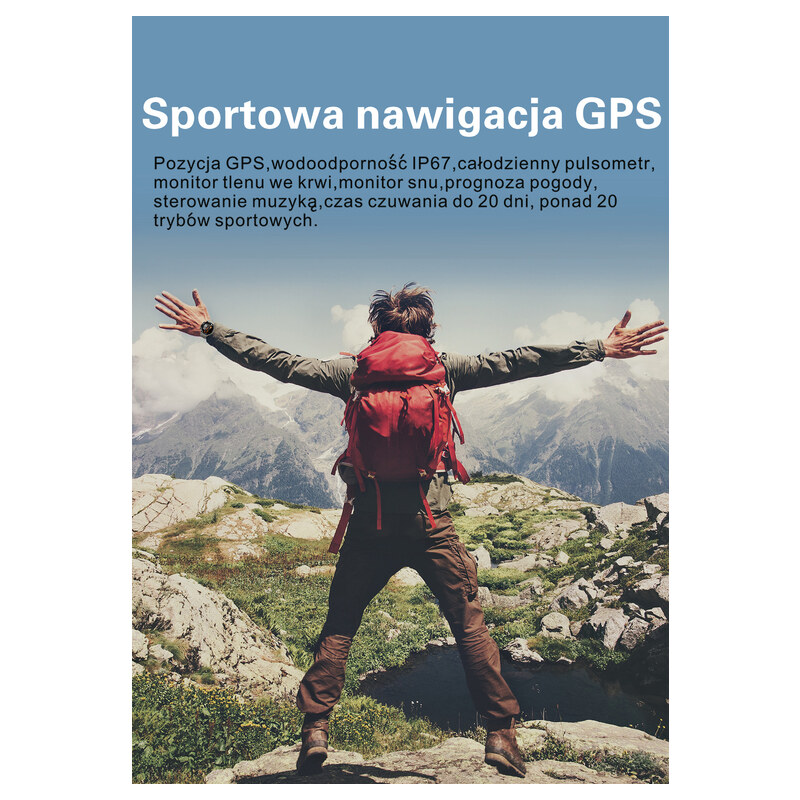 SMARTWATCH pánske GRAVITY GT8-3 - z GPS (sg017c)