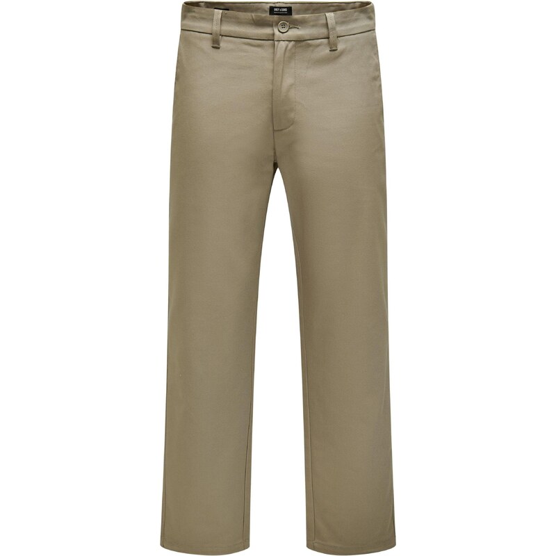 Only & Sons Chino nohavice Edge tmavobéžová 37422963