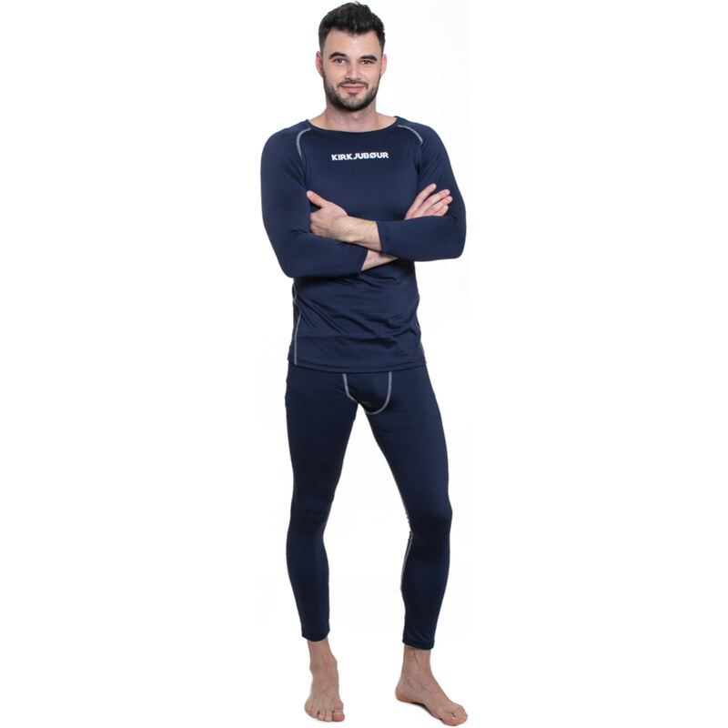 E-shop KIRKJUBOUR Pánske Termoprádlo et 2 pack Modré