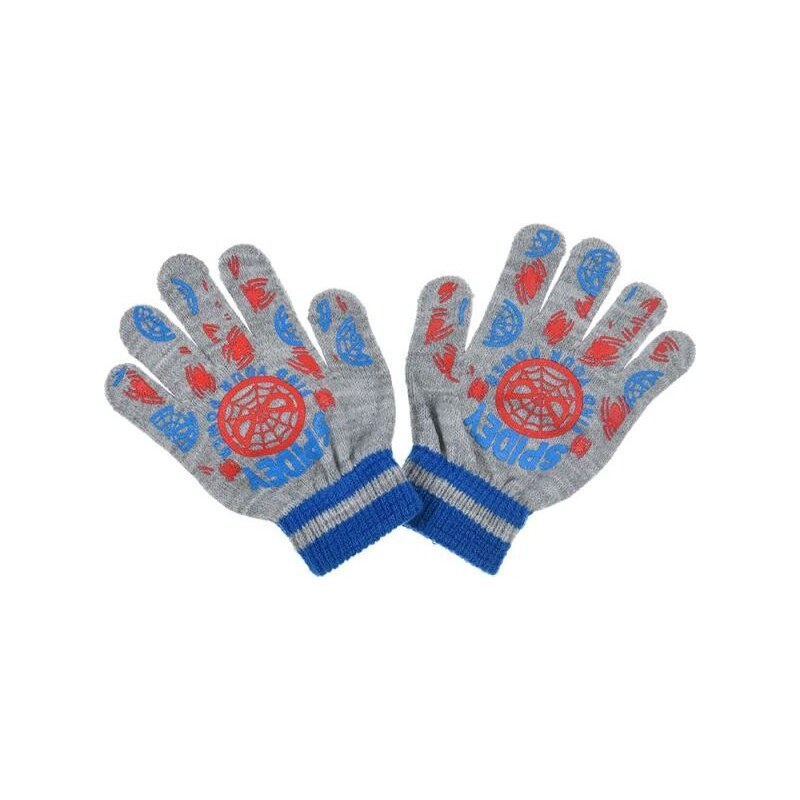 Spider-Man Svetlosivé chlapčenské rukavičky 37318241