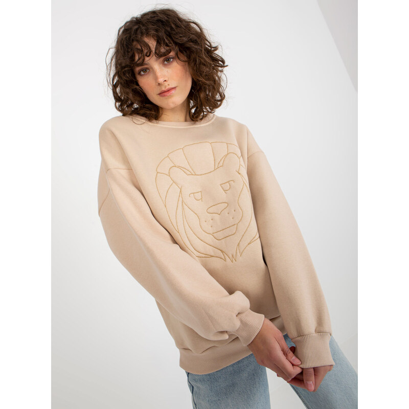 ex moda Sweatshirt-EM-BL-617-4.41P-beige 64787904