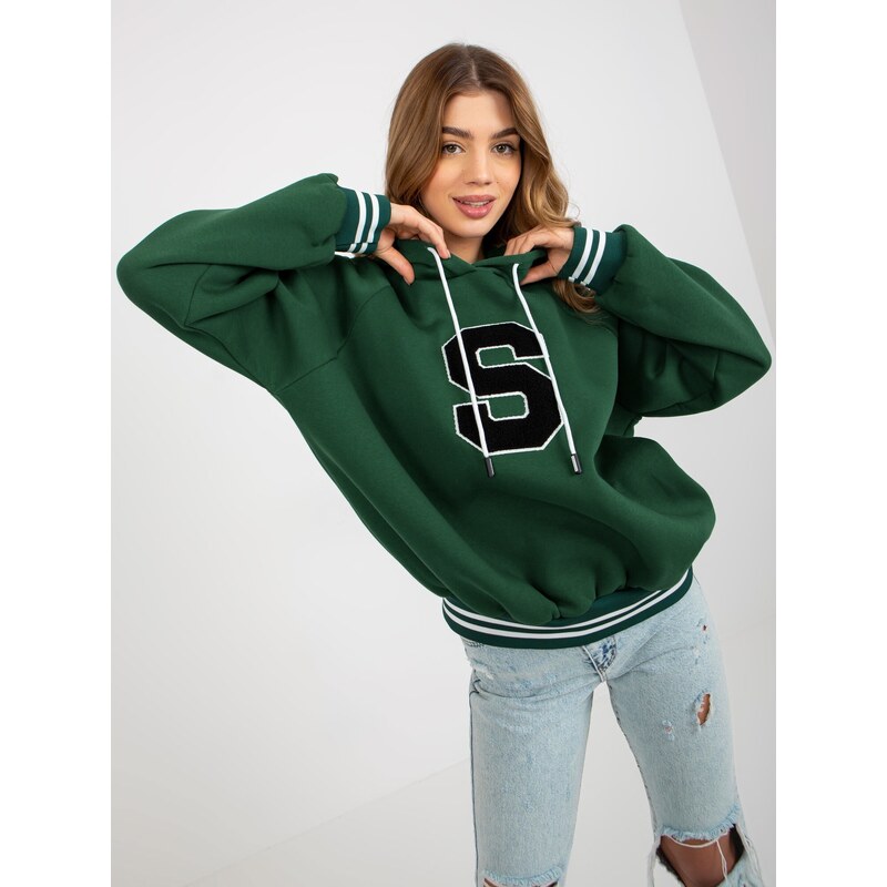 RELEVANCE Sweatshirt-RV-BL-8372.04P-dark green 64788021