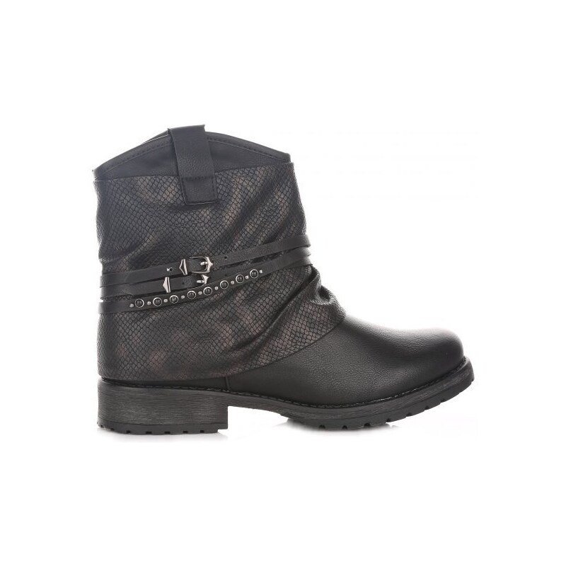 dámske členkové topánky Lady Glory čierna F269-1 37340223