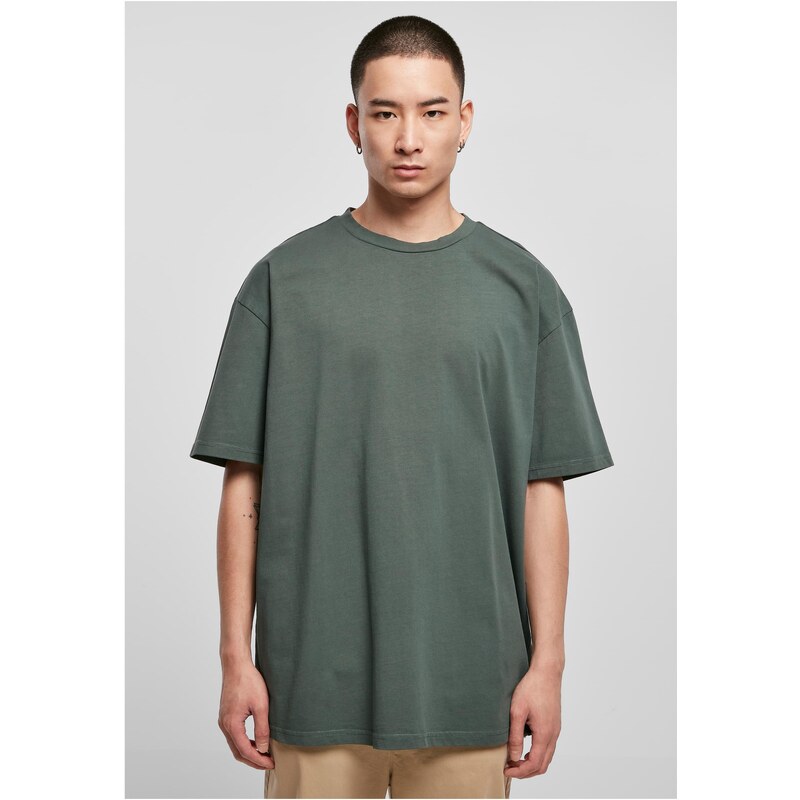 Urban Classics Heavy Oversized Garment Dye Tee bottlegreen 50670278