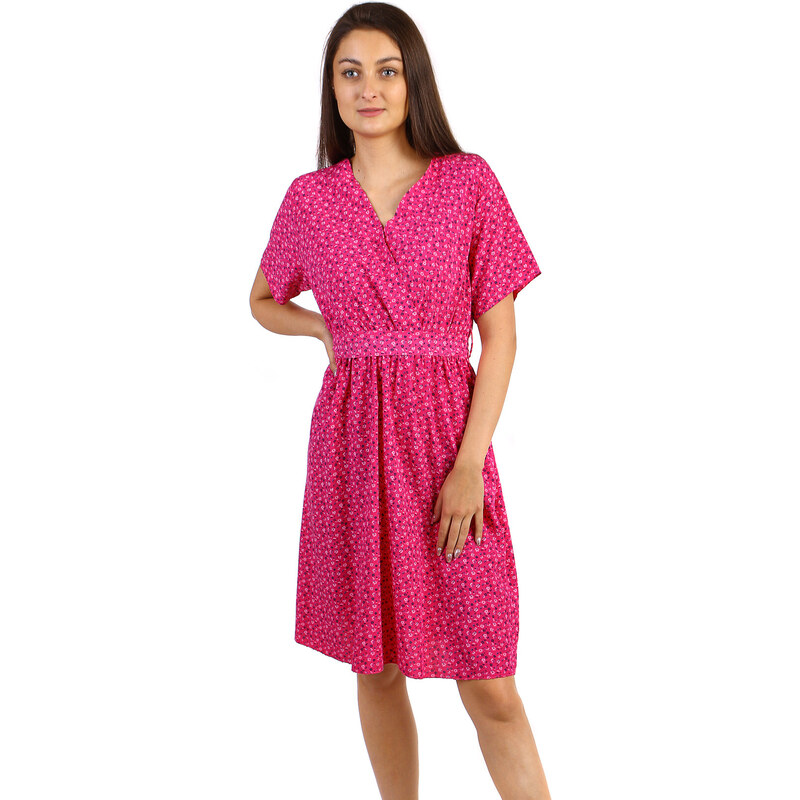 Glara Kvetinové dámske šaty nad kolená 37350563