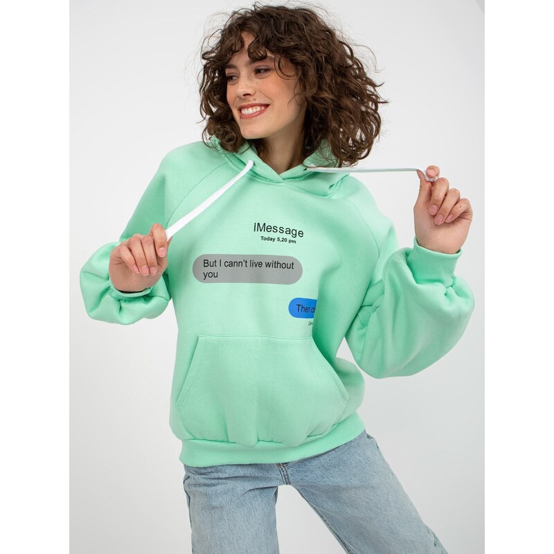 ex moda Sweatshirt-EM-BL-718.39P-mint 64787795