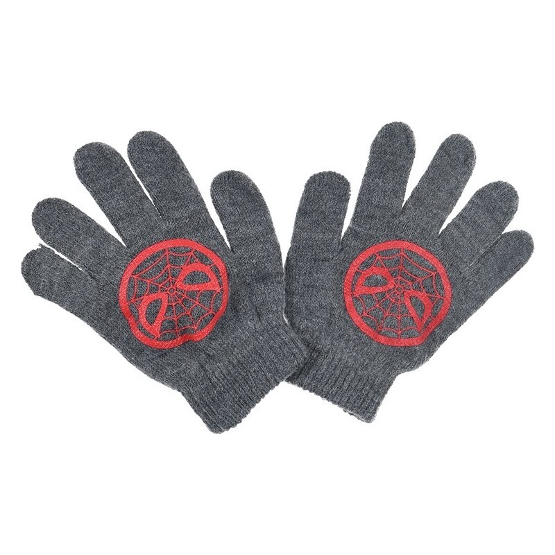 Spider - Man tmavosivé chlapčenské rukavice 37378663