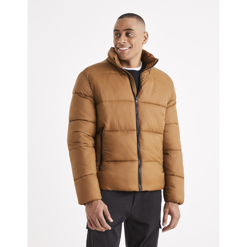 Bundy a mikiny pre mužov Celio - hnedá 50516624