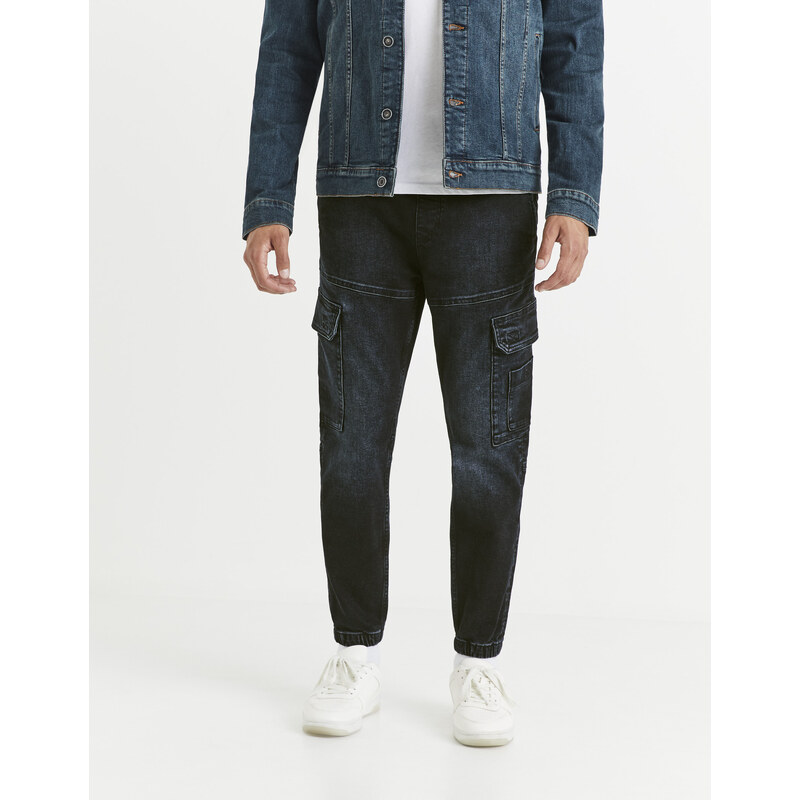 Tmavomodré pánske rifľové nohavice Celio Vojog 50627536