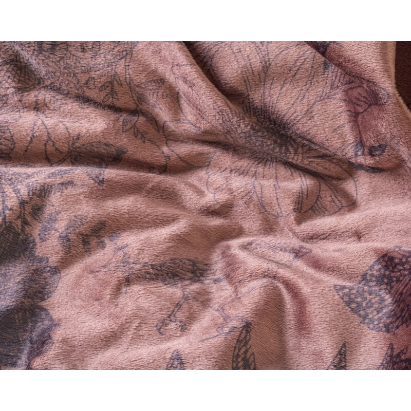 DreamHouse Bavlnené obliečky Velvet, Jonas Brown 200x220, 60x70cm