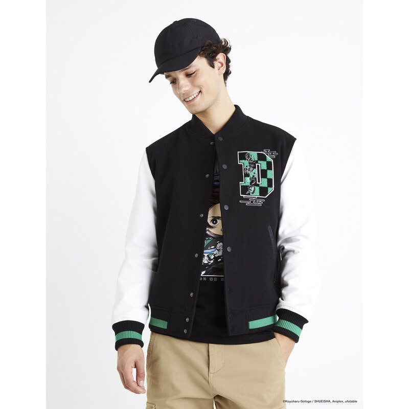 Čierna pánska bunda Celio Demon Slayer 50571756