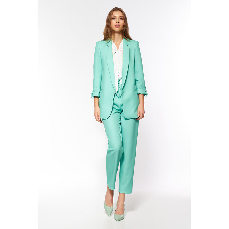 Dámske sako Nife Turquoise 50637089
