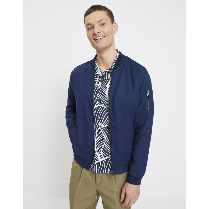 Ľahké bundy pre mužov Celio - tmavomodrá 67518706