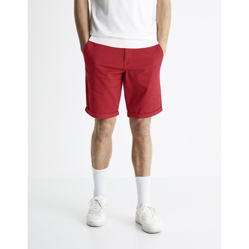 Bavlnené chino šortky Bochinobm Celio 58498814