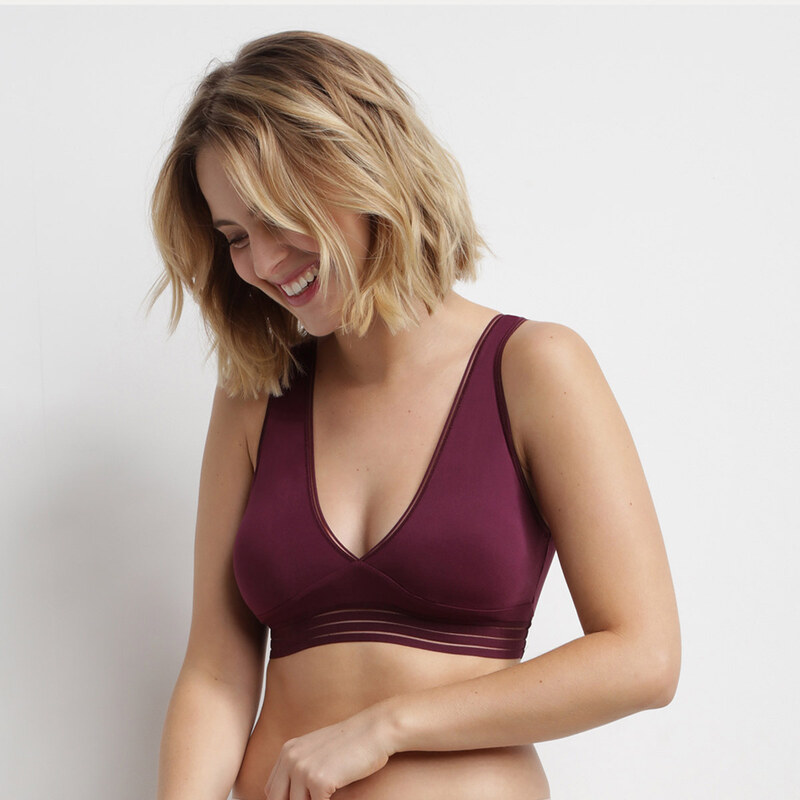 OH MY DIM’S BRA - Dámska podprsenka bez kostíc - fialová 50513999