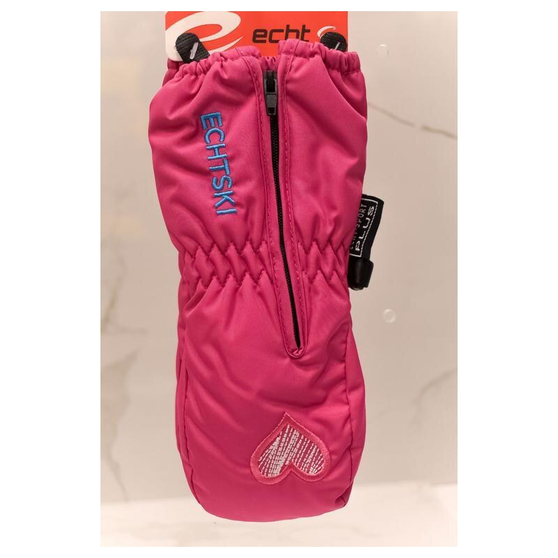 Detské bezpalcové ružové rukavice ECHT C065 1-3YEAR 37400196