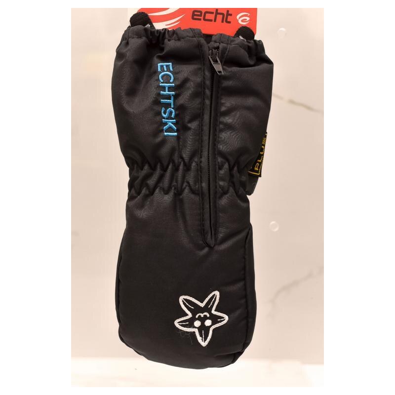 Detské bezpalcové čierne rukavice ECHT C065 1-3YEAR 37400197