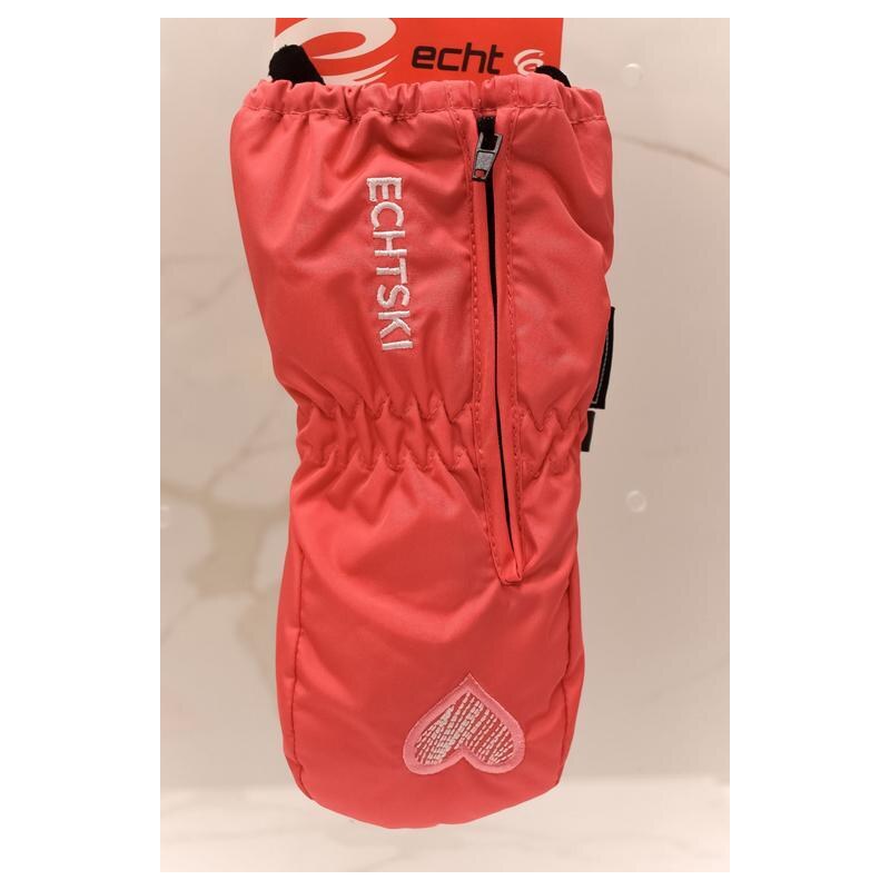 Detské bezpalcové červené rukavice ECHT C065 1-3YEAR 37400200