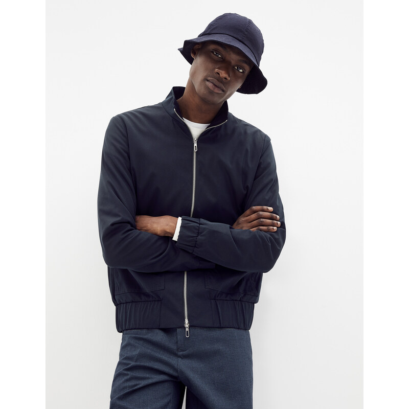 Ľahké bundy pre mužov Celio - tmavomodrá 50523350