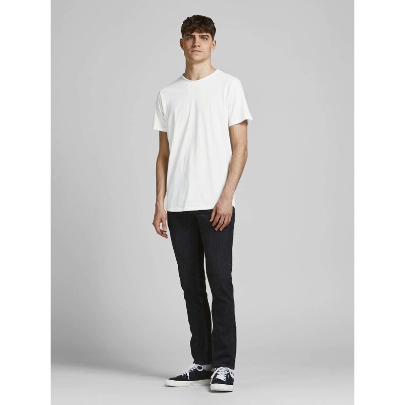 Krémové basic tričko Jack & Jones Basher 66817249