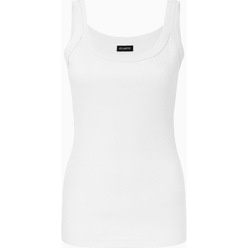 Women's elegant tank top ATLANTIC - white