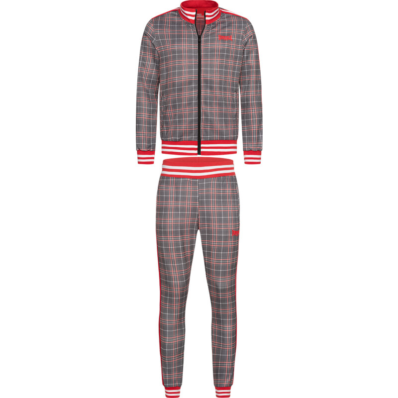 Pánska tepláková súprava Lonsdale 117343-White/Black/Red 36130845