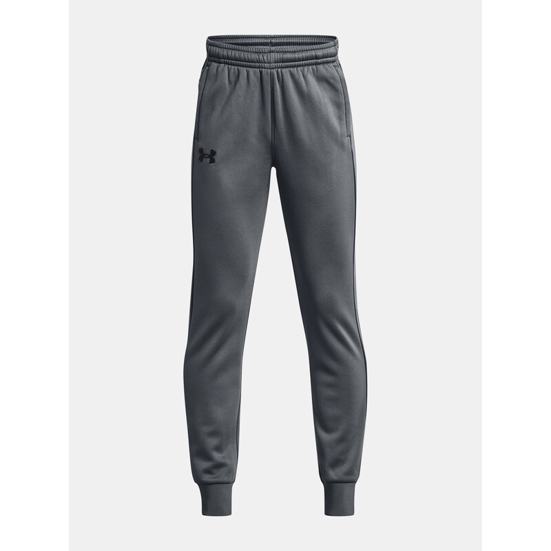 E-shop Šedé chlapčenské tepláky Under Armour UA Armour Fleece Joggers