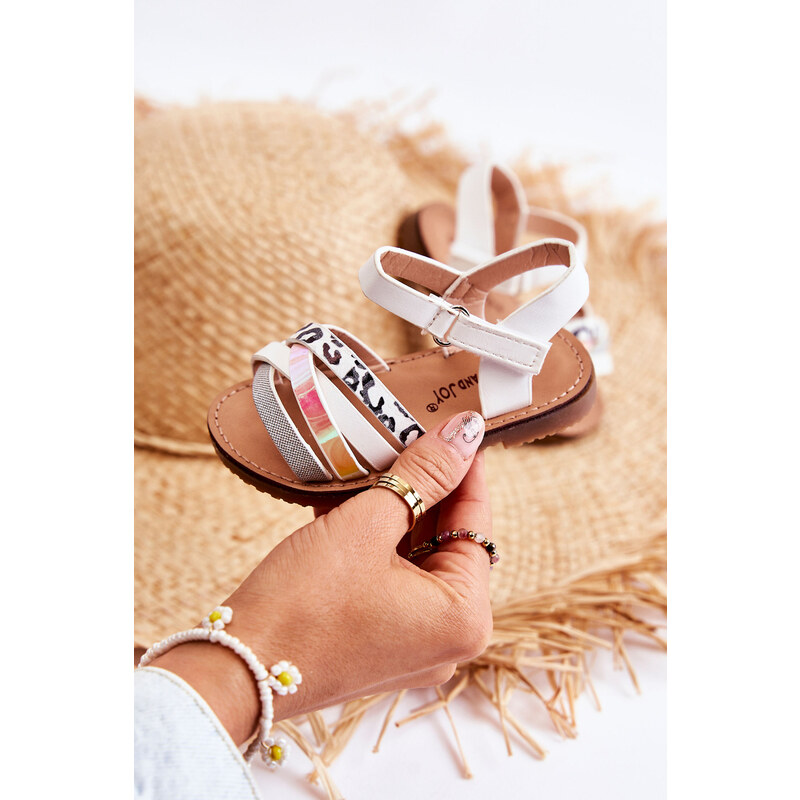 Kesi Childrens white summer sandals Nelson 54998365