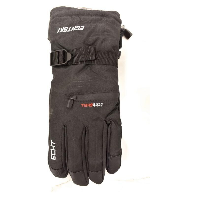 Pánske čierne lyžiarske rukavice ECHT KLOSTERS L-XL-2XL 37410789
