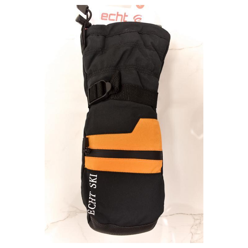 Pánske čierne lyžiarske rukavice ECHT MORZINE L-XL-2XL 37410786