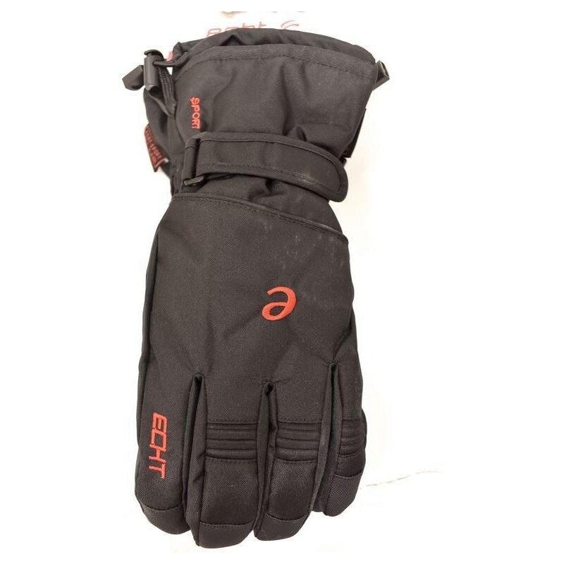 Pánske čierne lyžiarske rukavice ECHT ARLBERG L-XL-2XL 37410791