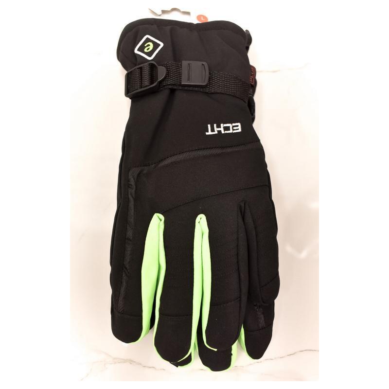 Pánske čierne lyžiarske rukavice ECHT LIVIGNO L-XL-2XL 37410799